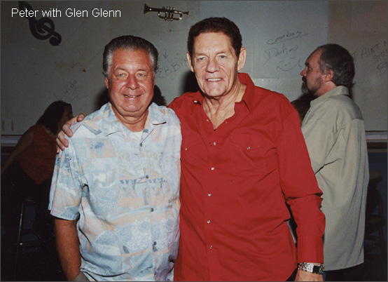 Peter Hallock with Glen Glenn